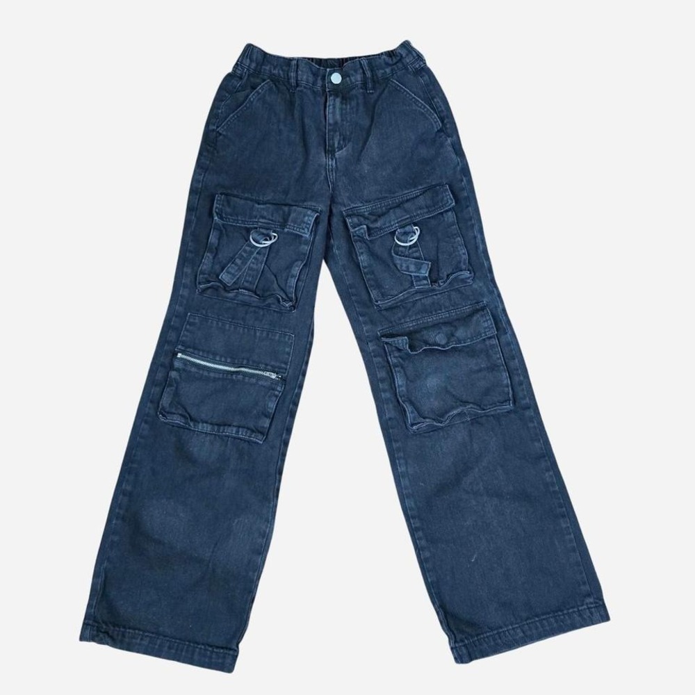 PTCL Black Cargo pants‎ with pockets